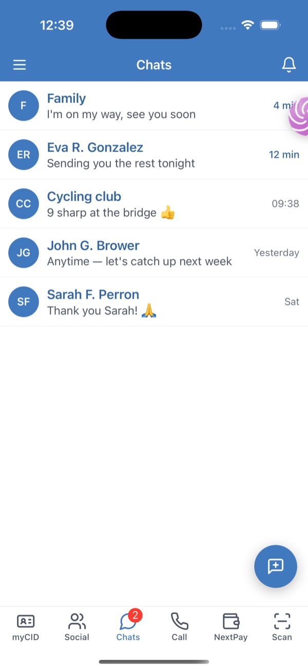 NextICS — Chats